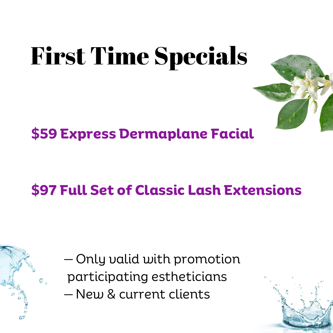 $49 Female Brazilian Wax $59 Express Dermaplane Facial $97 Full Set of Classic Lash Extensions - 1